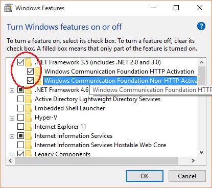 Cách kích hoạt .NET Framework 3.5 trên Windows 10 và Windows 8 - hình 3