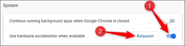 Cách bật và tắt tăng tốc phần cứng trong Chrome 26