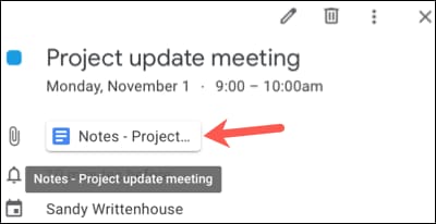 Cách Tạo ghi chú cuộc họp bằng Google Calendar 14