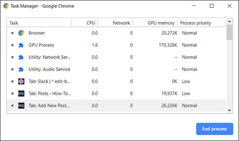 Cách thiết lập để Chrome sử dụng ít RAM hơn 28