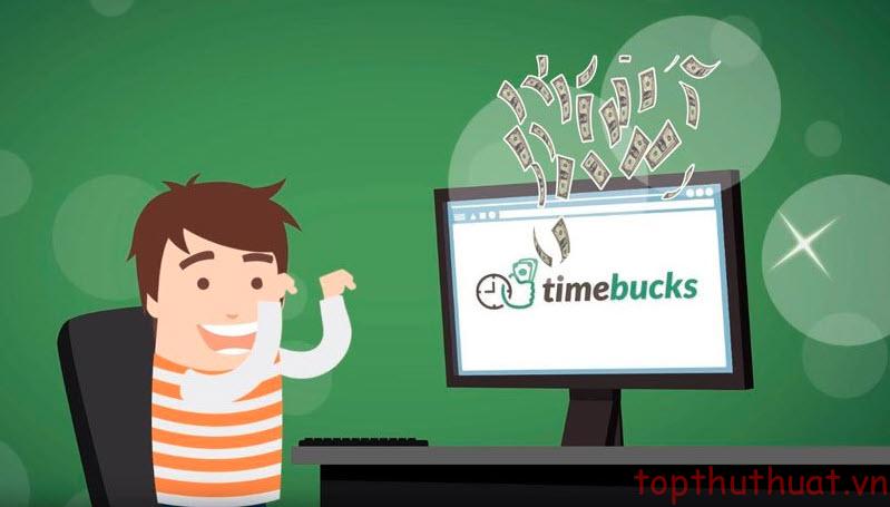 App kiếm tiền nhanh nhất - Timebucks