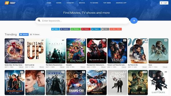 HDToday TV APK 2022 [Free Movies] para Android Descargar Gratis