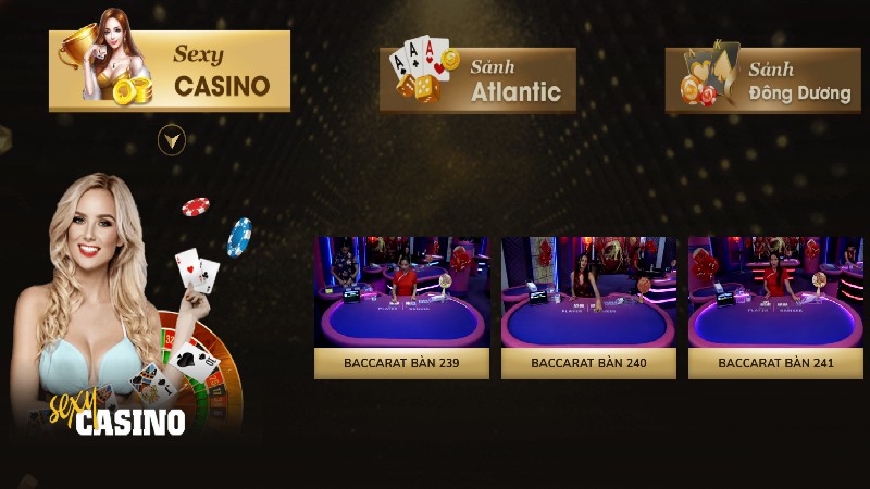 sảnh live casino 