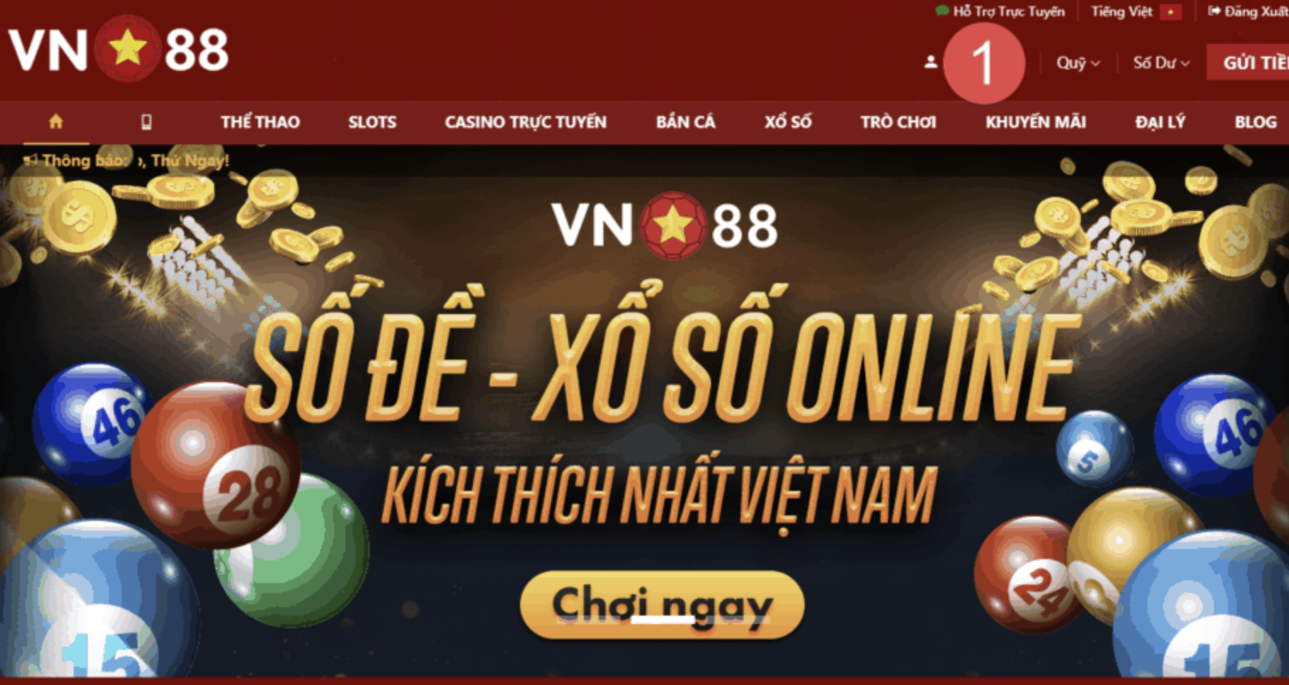 VN88 - Đánh lô tô online tại nhà cái tỷ lệ trả thưởng cao